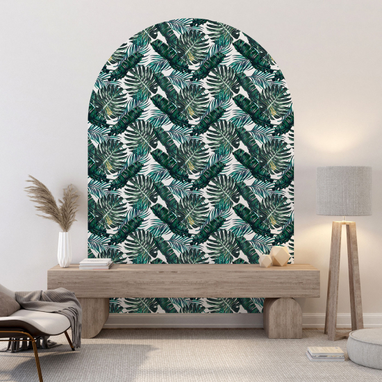 Vinilo Adhesivo Decorativo Arco - Motivo botánico
