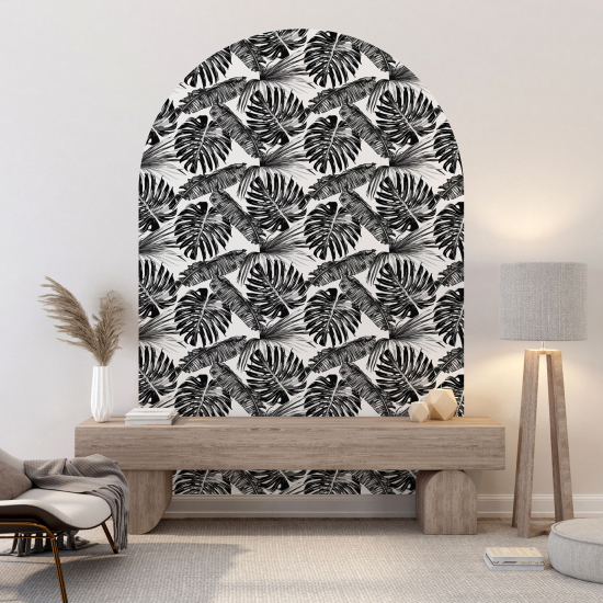 Vinilo Adhesivo Decorativo Arco - Motivo botánico
