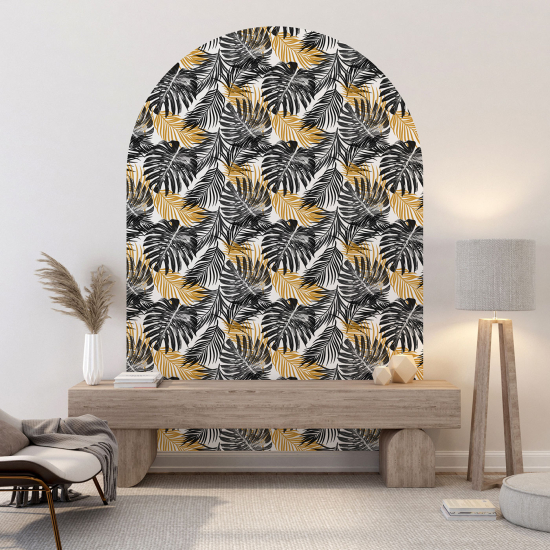 Vinilo Adhesivo Decorativo Arco - Motivo botánico