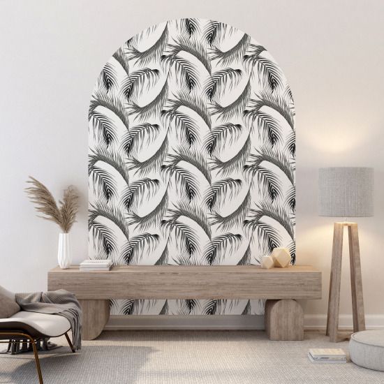 Vinilo Adhesivo Decorativo Arco - Motivo botánico