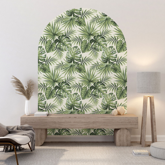 Vinilo Adhesivo Decorativo Arco - Motivo botánico