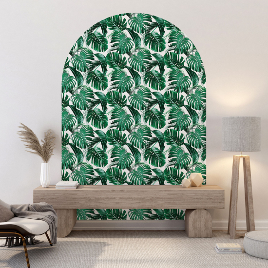 Vinilo Adhesivo Decorativo Arco - Motivo botánico
