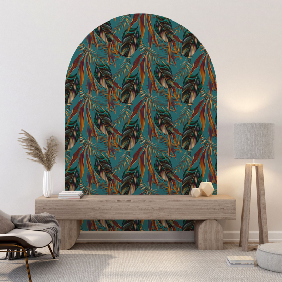 Vinilo Adhesivo Decorativo Arco - Motivo botánico