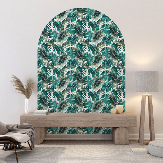 Vinilo Adhesivo Decorativo Arco - Motivo botánico