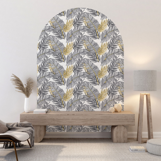 Vinilo Adhesivo Decorativo Arco - Motivo botánico
