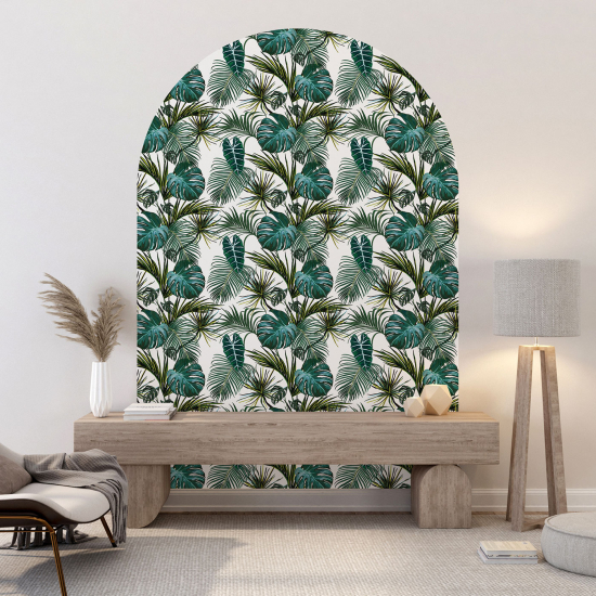 Vinilo Adhesivo Decorativo Arco - Motivo botánico