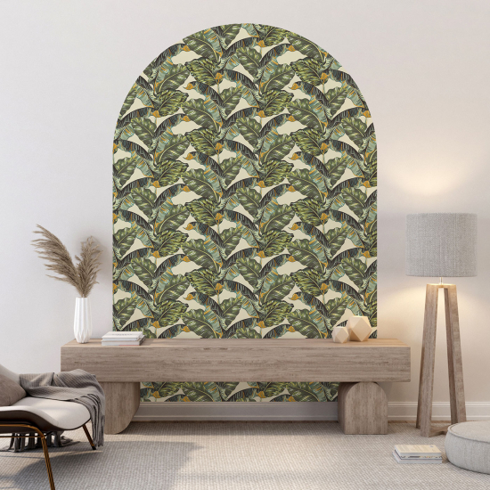 Vinilo Adhesivo Decorativo Arco - Motivo botánico