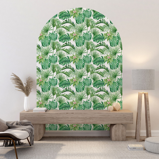 Vinilo Adhesivo Decorativo Arco - Motivo botánico
