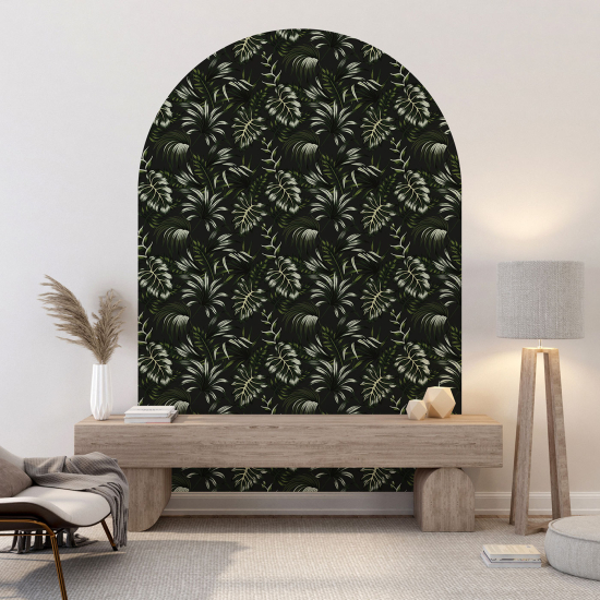 Vinilo Adhesivo Decorativo Arco - Motivo botánico