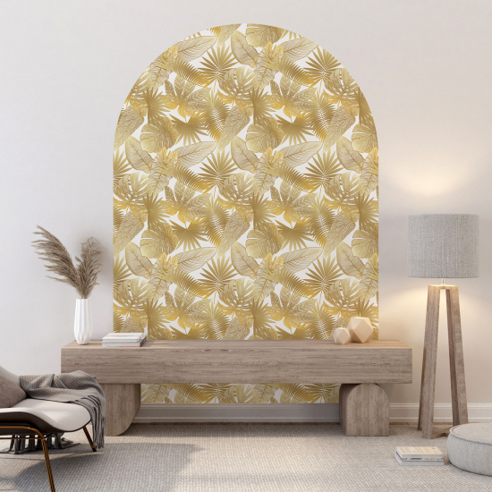 Vinilo Adhesivo Decorativo Arco - Motivo botánico
