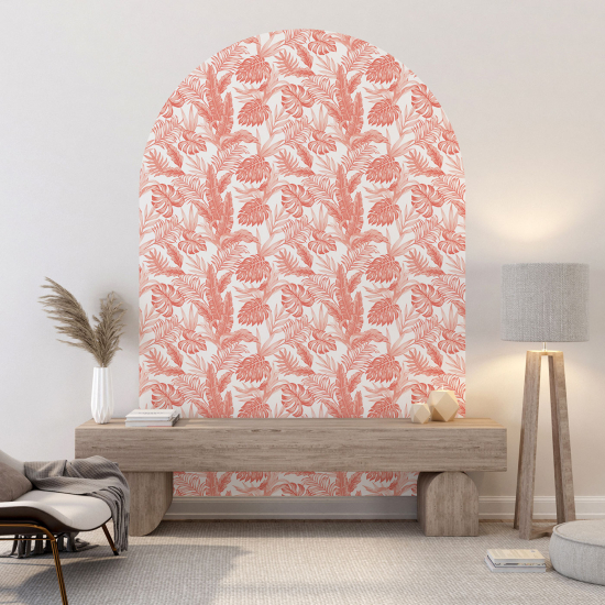 Vinilo Adhesivo Decorativo Arco - Motivo botánico