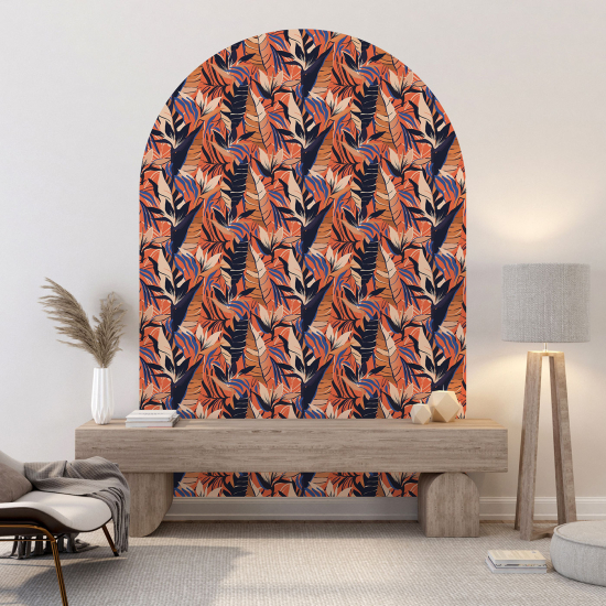 Vinilo Adhesivo Decorativo Arco - Motivo botánico