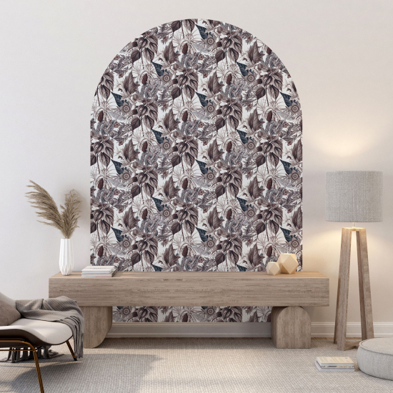 Vinilo Adhesivo Decorativo Arco - Motivo botánico