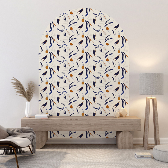 Vinilo Adhesivo Decorativo Arco - Motivo botánico