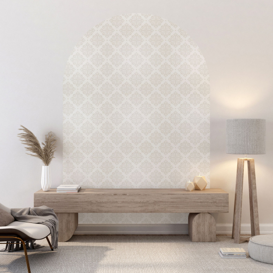 Vinilo Adhesivo Decorativo Arco - Motivo damasco