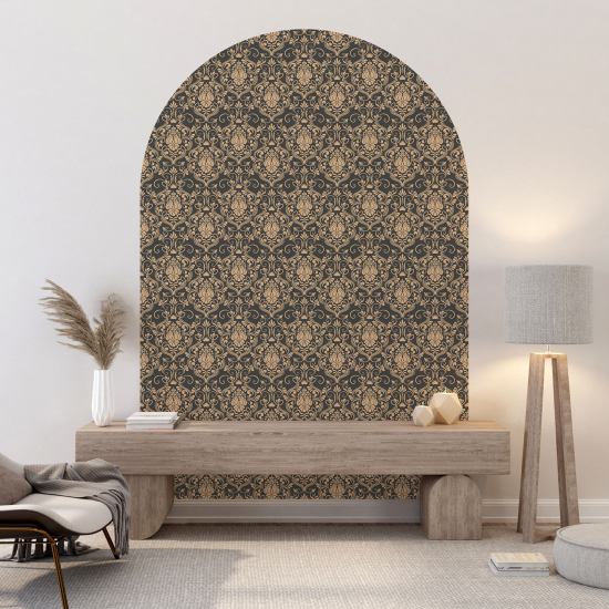 Vinilo Adhesivo Decorativo Arco - Motivo damasco