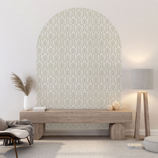 Vinilo Adhesivo Decorativo Arco - Motivo damasco