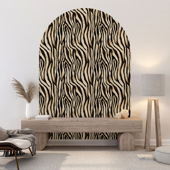 Vinilo Adhesivo Decorativo Arco - Motivo de cebra