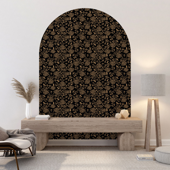 Vinilo Adhesivo Decorativo Arco - Motivo floral