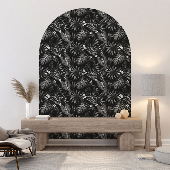 Vinilo Adhesivo Decorativo Arco - Motivo floral