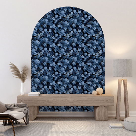 Vinilo Adhesivo Decorativo Arco - Motivo floral
