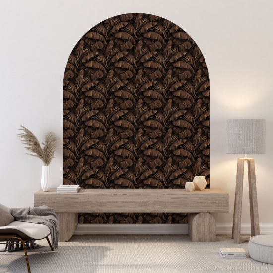 Vinilo Adhesivo Decorativo Arco - Motivo floral