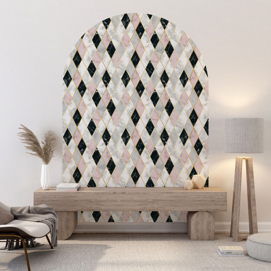 Vinilo Adhesivo Decorativo Arco - Motivo geométrico