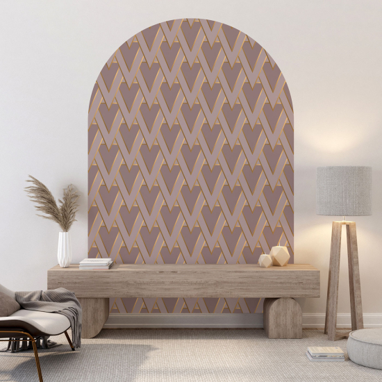 Vinilo Adhesivo Decorativo Arco - Motivo geométrico