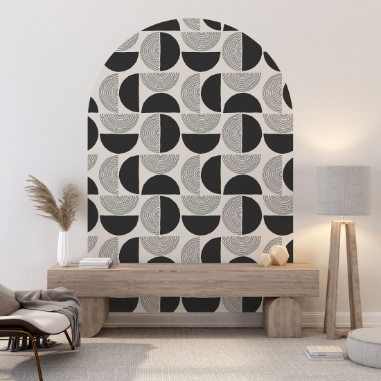 Vinilo Adhesivo Decorativo Arco - Motivo geométrico
