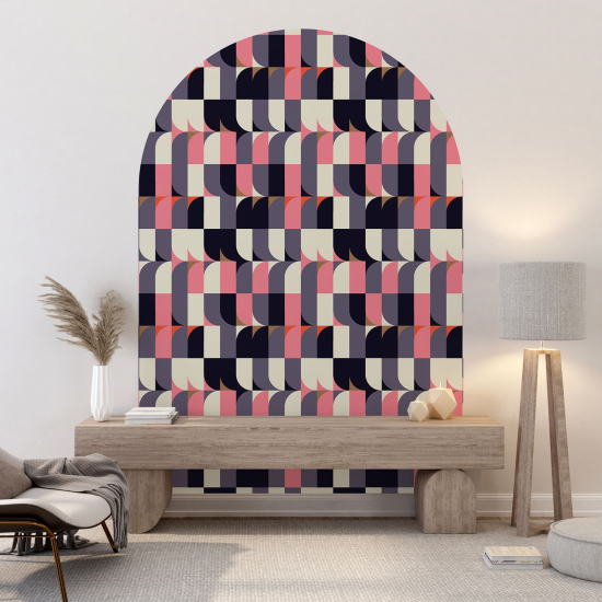 Vinilo Adhesivo Decorativo Arco - Motivo geométrico