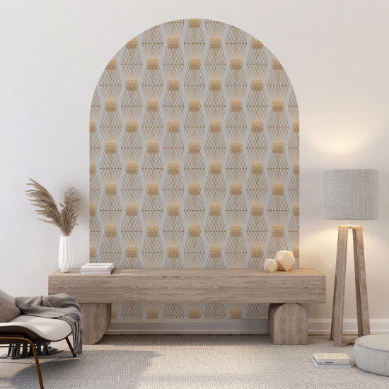 Vinilo Adhesivo Decorativo Arco - Motivo geométrico