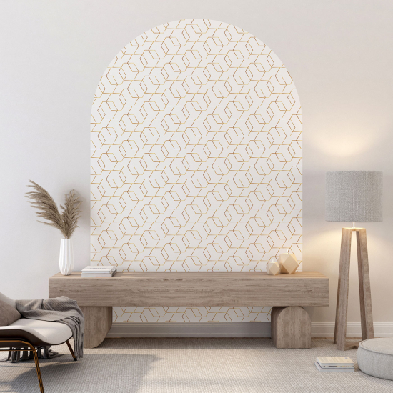 Vinilo Adhesivo Decorativo Arco - Motivo geométrico