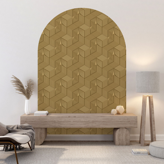 Vinilo Adhesivo Decorativo Arco - Motivo trenzado