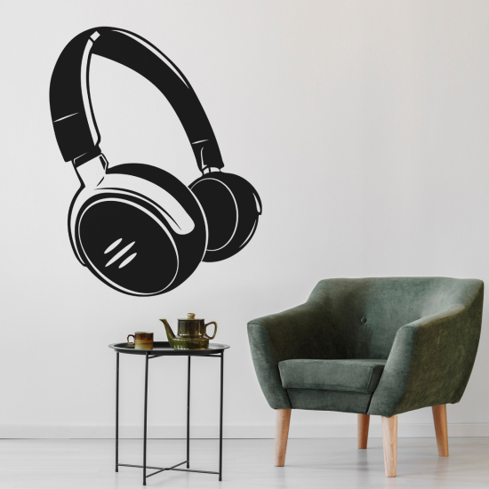 Vinilo Adhesivo Decorativo - Auriculares Music