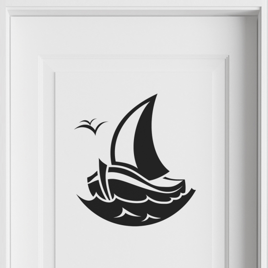 Vinilo Adhesivo Decorativo - Barco