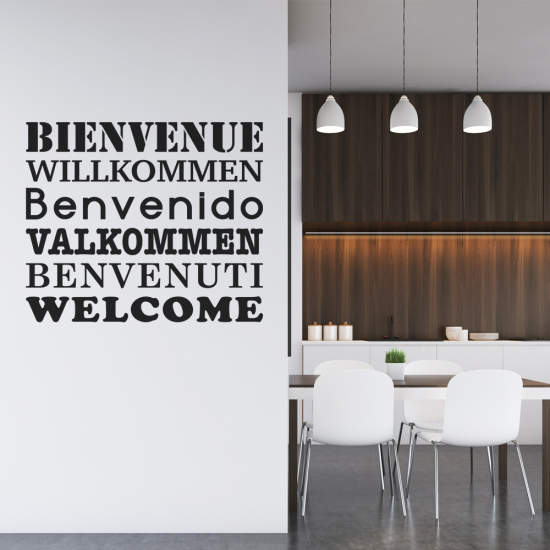 Vinilo Adhesivo Decorativo - Bienvenido