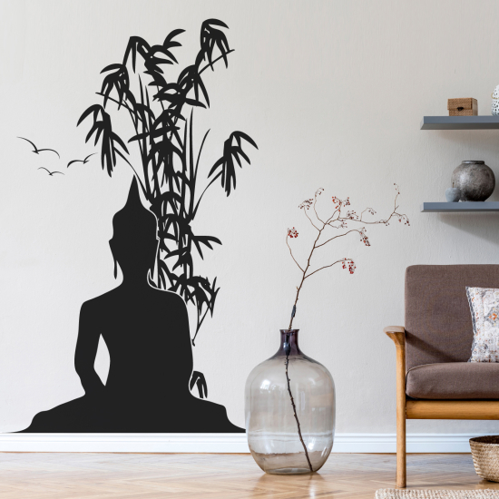 Vinilo Adhesivo Decorativo - Buda Bambú