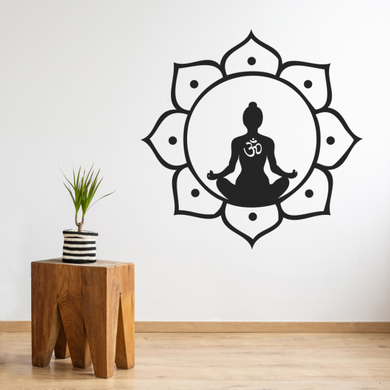 Vinilo Adhesivo Decorativo - Buda OM