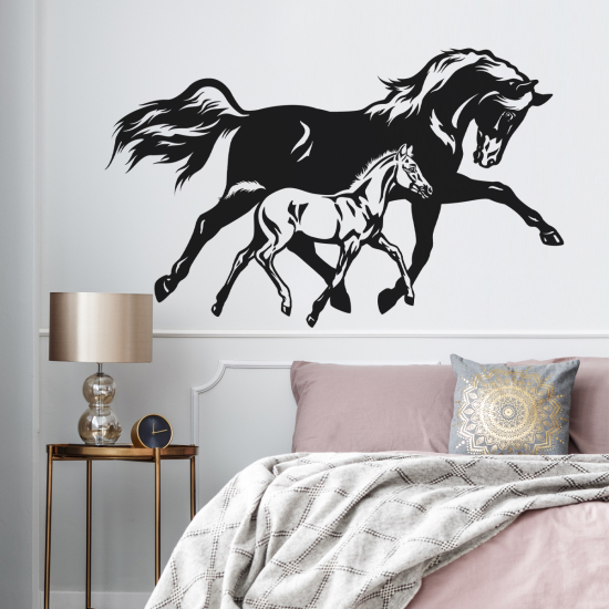 Vinilo Adhesivo Decorativo - Caballos