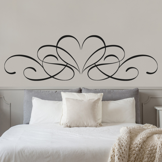 Vinilo Adhesivo Decorativo - Cabecero Corazón
