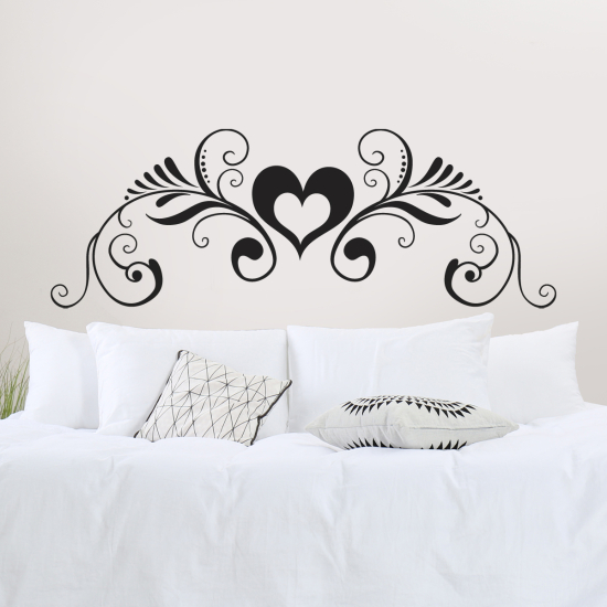 Vinilo Adhesivo Decorativo - Cabecero Corazón
