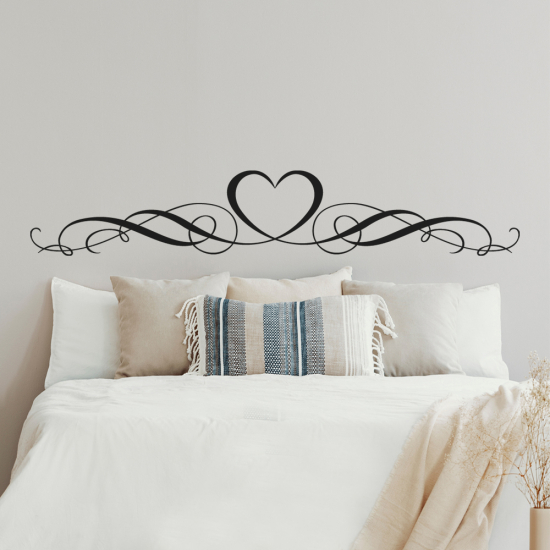 Vinilo Adhesivo Decorativo - Cabecero Corazones