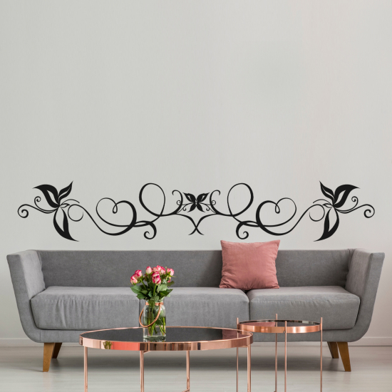 Vinilo Adhesivo Decorativo - Cabecero Mariposa