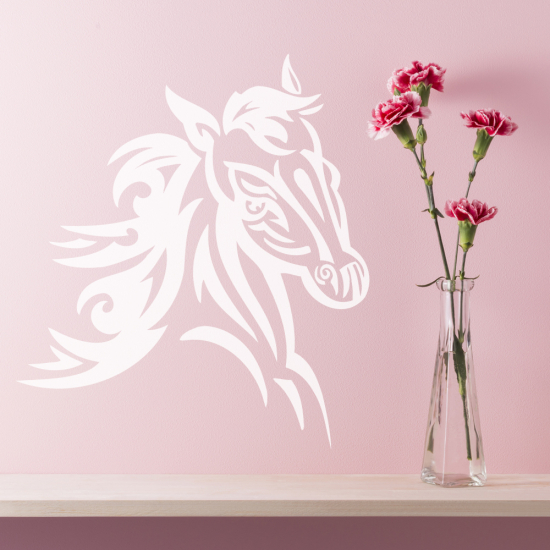 Vinilo Adhesivo Decorativo - Cabeza de caballo