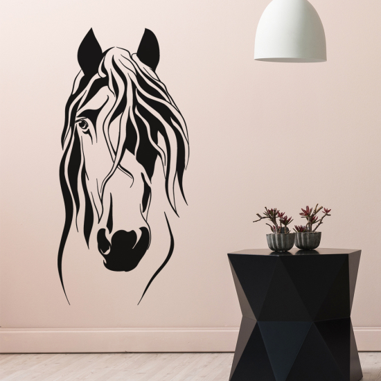 Vinilo Adhesivo Decorativo - Cabeza de caballo