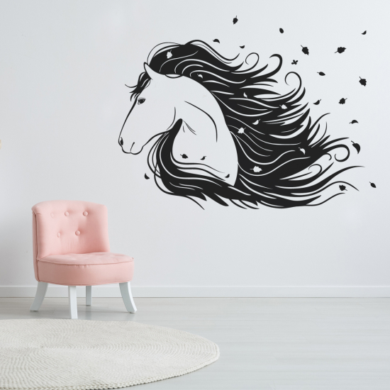 Vinilo Adhesivo Decorativo - Cabeza de caballo