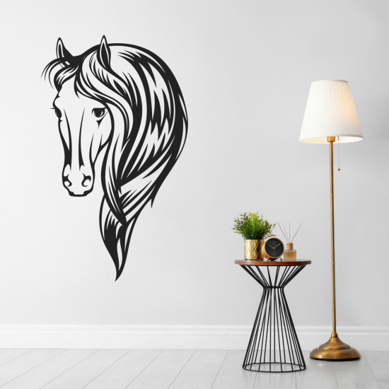 Vinilo Adhesivo Decorativo - Cabeza de caballo