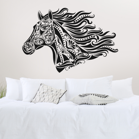 Vinilo Adhesivo Decorativo - Cabeza de caballo