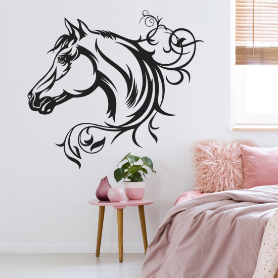 Vinilo Adhesivo Decorativo - Cabeza de caballo