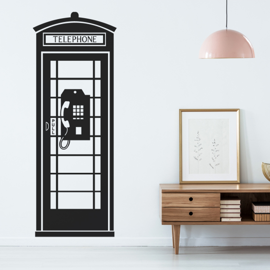Vinilo Adhesivo Decorativo - Cabina Telefónica